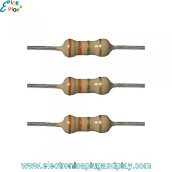 Resistencia 3.3 ohm 1/4 Watt 5%